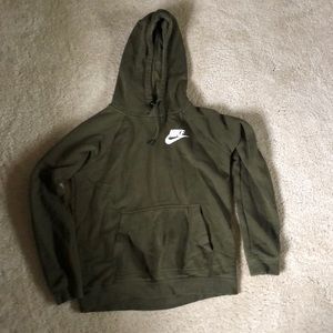 Nike olive hoodie